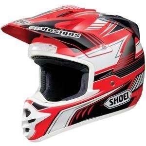  Shoei VFX DT Preston 2 Helmet   X Small/Red Automotive