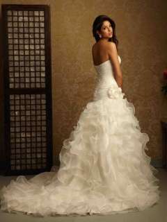 2012 New White/Ivory Wedding Dress Size:6 8 10 12 14 16 18 20 22 