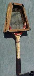 Vintage Don Budge Famous Players Series Racquet w/Press  