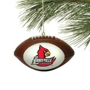 Louisville Cardinals Mini Football Christmas Ornament:  