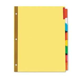  Extended Insert Indexes Assorted Color 8 Tab, Letter, Buff 