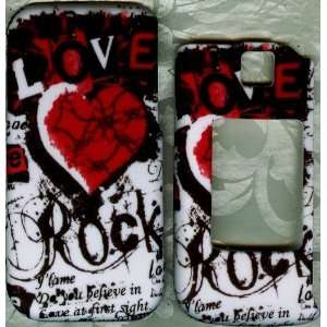  Rock Heart Samsung Alias 2 U750 verizon phone case hard 