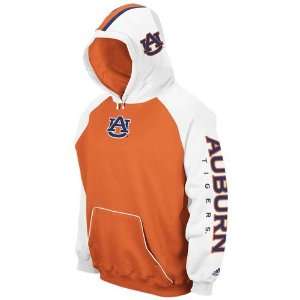  adidas Auburn Tigers White Helmet Hoody Sweatshirt: Sports 