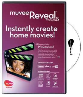 NEW muvee Reveal 8 video montage DVD slideshow software  