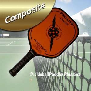  Pickleball Paddle Pro Lite Classic Black on Orange Sports 