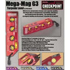  Checkpoint Mega Mag G3 Professional Torpedo Level Royal 