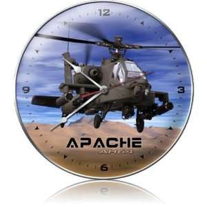  AH 64 Apache Aviation Clock   Victory Vintage Signs