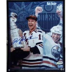 Mark Messier   New York Rangers and Edmonton Oilers   Autographed 