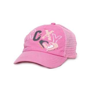  Roxy Summer Days Baseball Hat (Flora Pink Stripe 