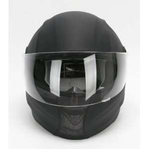  Moto Vation Racing Helmet Street Skinz, Stealth Black ST 