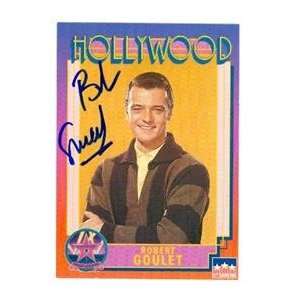  Robert Goulet autographed Hollywood Walk of Fame trading 