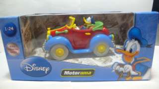 Disney Motorama Die cast Metal Collection 1:24 Donald Duck  