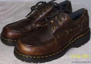 Mens Shoes DR MARTENS OXFORDS Size 10M Leather Brown ENGLAND  