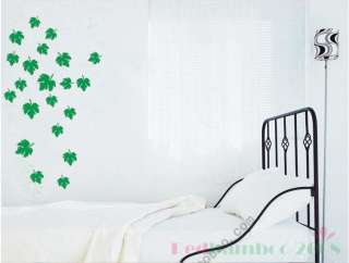 Maple Leaf Decor Mural Wall Sticker Decal S094 (various colors)  
