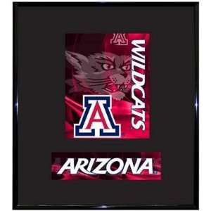  Arizona Wildcats UA NCAA Basketball 13 X 15 Framed Logo 
