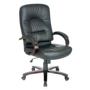  Office Star WorkSmart EcoLeather High Back Chair w 