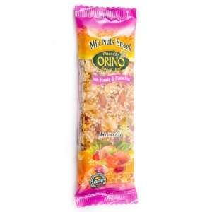 Mixed Nuts Snack   Orino   60 gr bar: Grocery & Gourmet Food