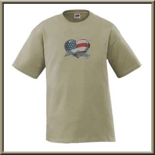 American Sweetheart Heart U.S.A. USA US Flag T Shirt S,M,L,XL,2X,3X,4X 
