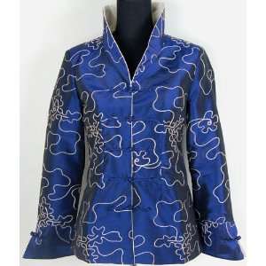 Grace Women Embroidery Jacket/Blazer Blue Available Sizes 0, 2, 4, 6 