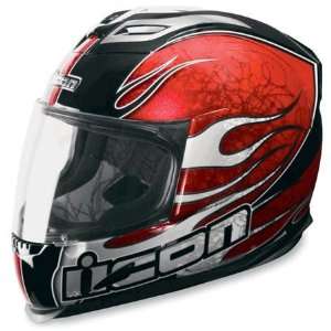   Icon Airframe Claymore Full Face Helmet Small  Red Automotive