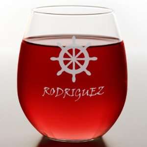  Helmsman Stemless Red Wine Glass