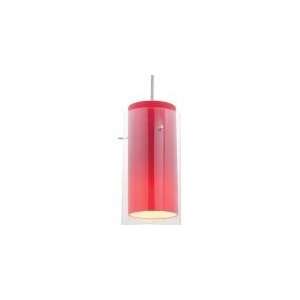  Tali GnG Clear Outer Red Inner Mini Pendant Lighting 4.75 