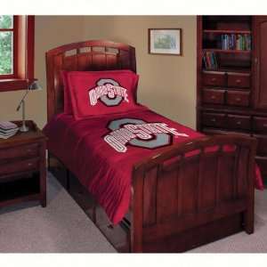 Ohio State Buckeyes Comforter Set   Twin/Full Bed:  Sports 