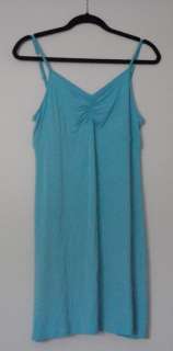 DreamSacks Bamboo Short Tank Night Gown Blue Large NEW  