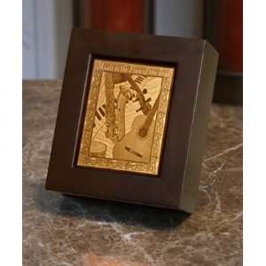  Voice of the Soul Lithophane Shadow Box Cherry Finish Wood 