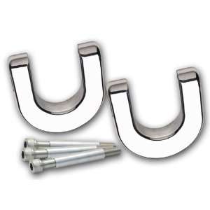 H2 Hummer Smooth Chrome Billet Rear Tow Loops, Pr. H20011 1SC, Fits 