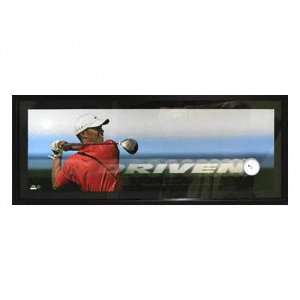  Tiger Woods Used Golf Ball Framed Display Piece Sports 