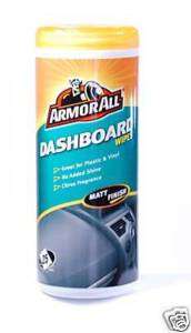 ARMORALL DASHBOARD WIPES MATT FINISH FOR PLASTICS  