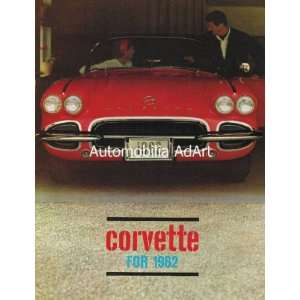 1962 Chevrolet Corvette Sales Brochure (Original 