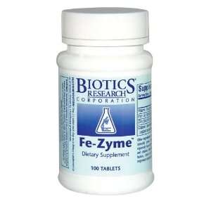  Fe Zyme (Hematinic Combo) 100 Tablets   Biotics Research 