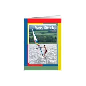  Son Birthday   Wind Surfing Card Toys & Games