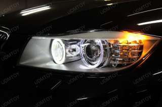 High Power H8 LED Angel Eye Halo Ring Light Bulbs BMW  
