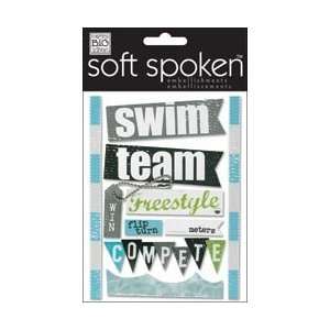   Soft Spoken Themed Embellishments   Swim Team Arts, Crafts & Sewing