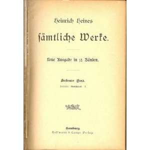 Heines Werke (7   9) Heinrich Heines  Books