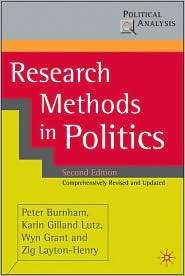 Research Methods in Politics, (0230019854), Peter Burnham, Textbooks 