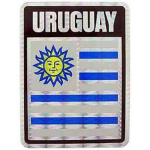  Uruguay Flag Sticker Automotive
