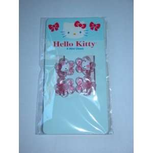  Pink Hello Kitty 4pk Hair Mini Claws 