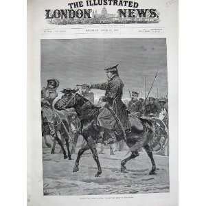  1885 Woodville Art Russian War Cossack Artillery Horse 