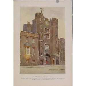  Painting By Haslehust Gatehouse St James Palace Print 