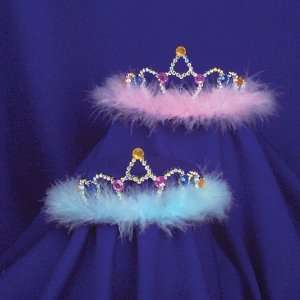  Jeweled Feather Princess Tiara Crowns (1 dz) Toys & Games