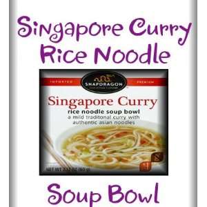  Singapore Curry Rice Noodle Soup Bowls   2 Pack Kitchen 