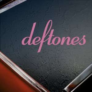 com Deftones Pink Decal Rock Band Car Truck Window Pink Sticker Arts 