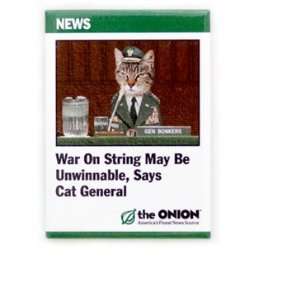  War on String May Be Unwinnable, Says Cat General Magnet 