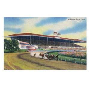  Arlington Heights, Illinois   Horse Race at Arlington Race 