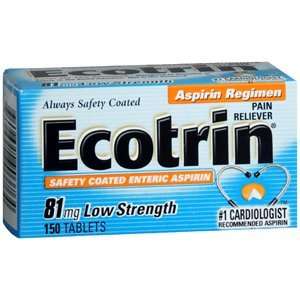   *** ECOTRIN LOW DOSE ASPIRIN 150Tablets