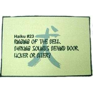  Haiku #23 Durable Funny Indoor Outdoor Doormat